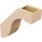 Ekena Millwork 5-inch W x 16-inch D x 16-inch H Del Monte Rough Cedar Woodgrain TimberThane Knee Brace, Primed BRCUR05X16X16DELRCPR - alternate 3